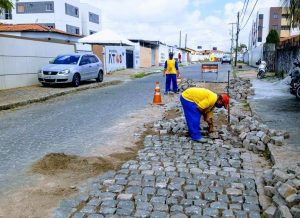 Seinfra prossegue com recuperação da pavimentação em seis bairros da  Capital nesta quarta