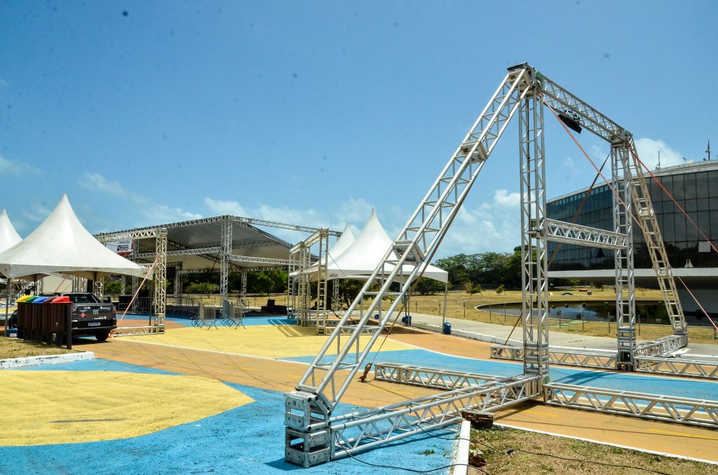 Preparativos para competição