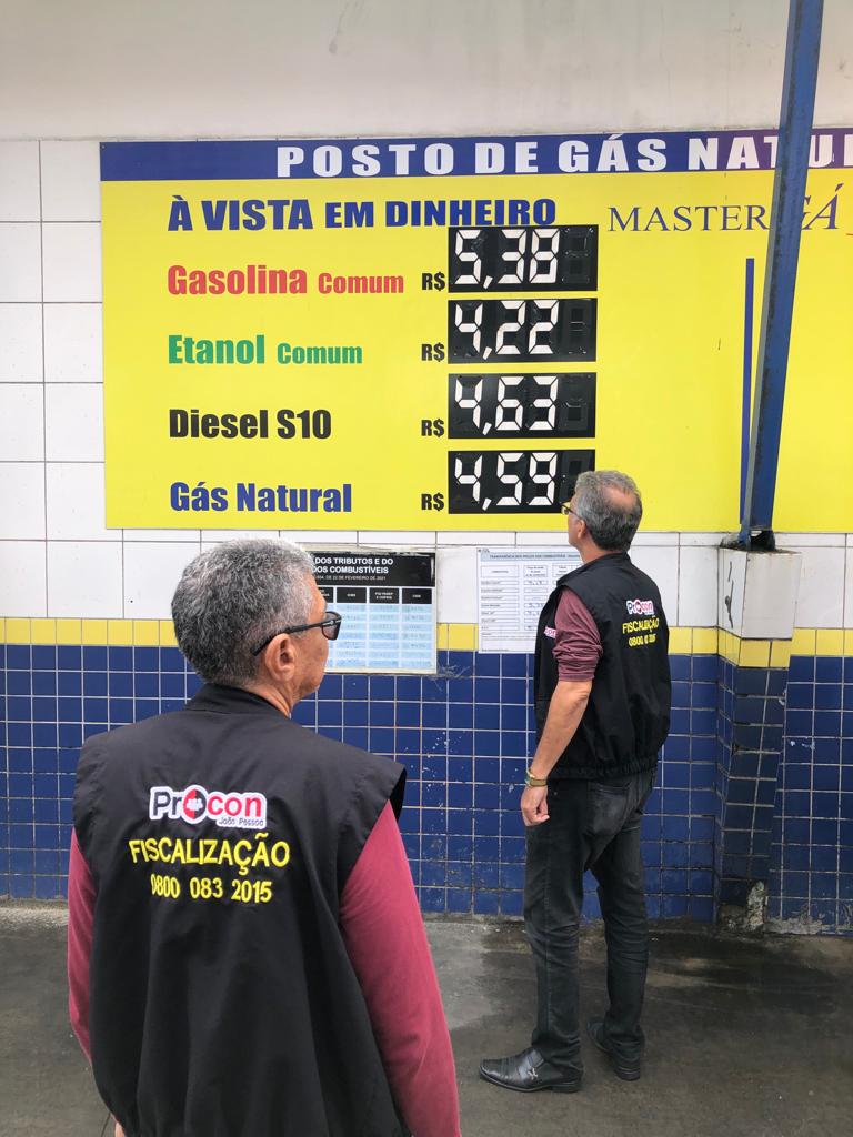 Pesquisa Registra Média De R 5405 No Preço Da Gasolina Procon Jp Continua Fiscalização Aos Postos 