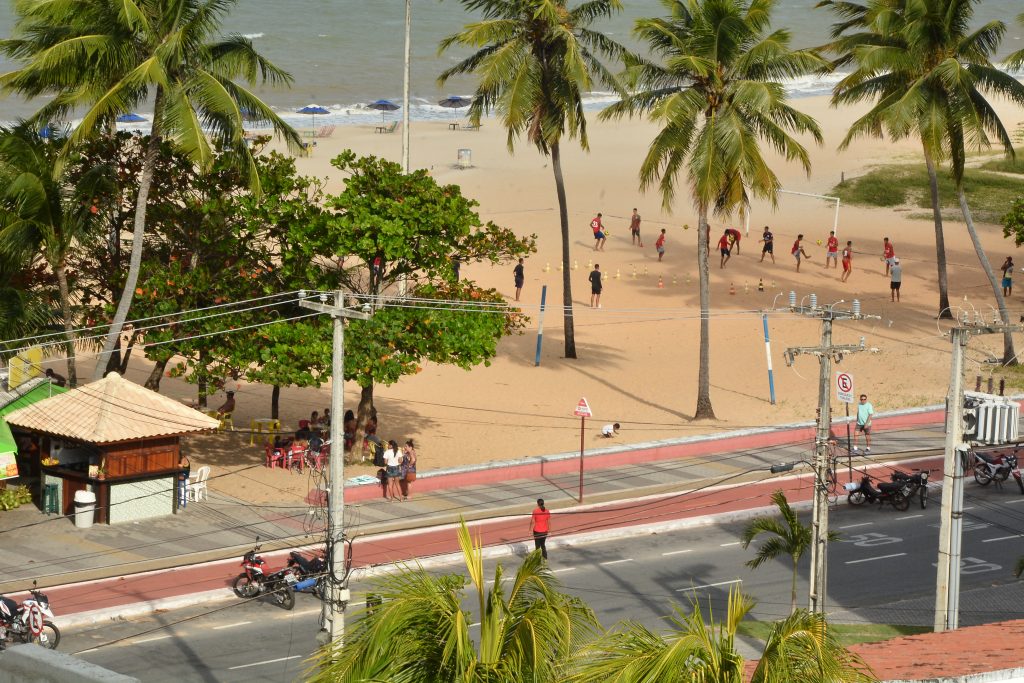 Sábado de sol é ideal para prática de Beach Tennis - Orla Rio