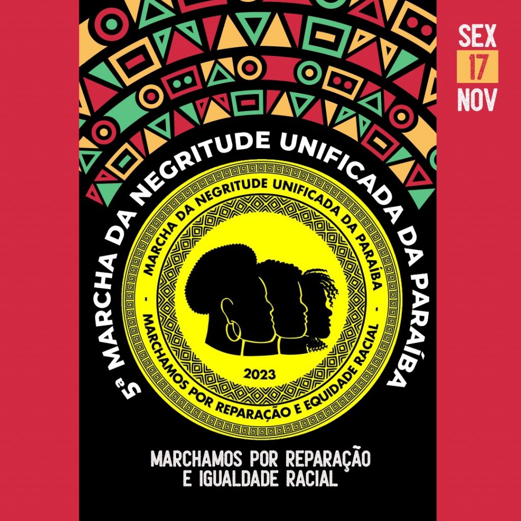 Marcha da Negritude Unificada da Paraíba acontece nesta sexta-feira com o apoio da Prefeitura