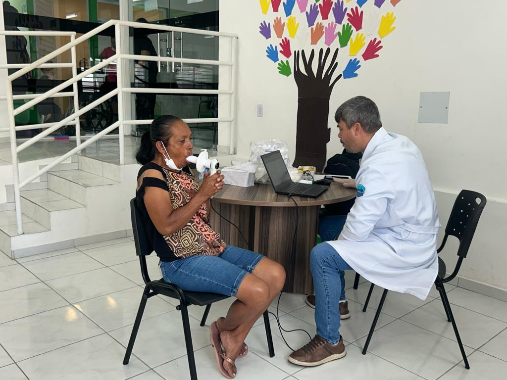 Centro de Doenças Raras realiza exames de espirometria em pacientes da Rede Municipal