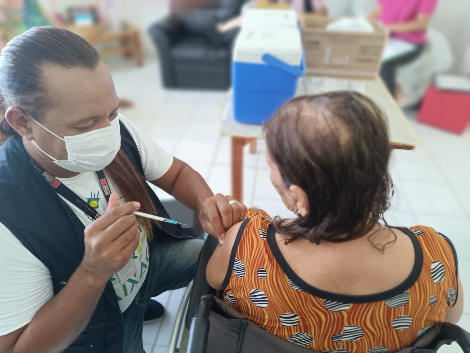 Prefeitura de João Pessoa promove vacinação para idosos em instituições de longa permanência