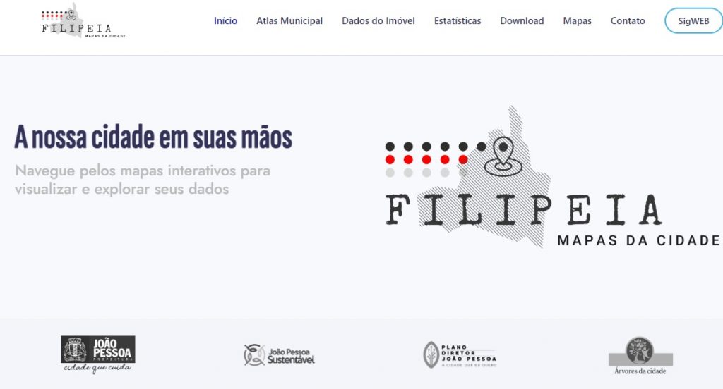 Inovatec-JP abre edital de apoio à execução de projetos de aperfeiçoamento do Filipeia – Mapas da Cidade