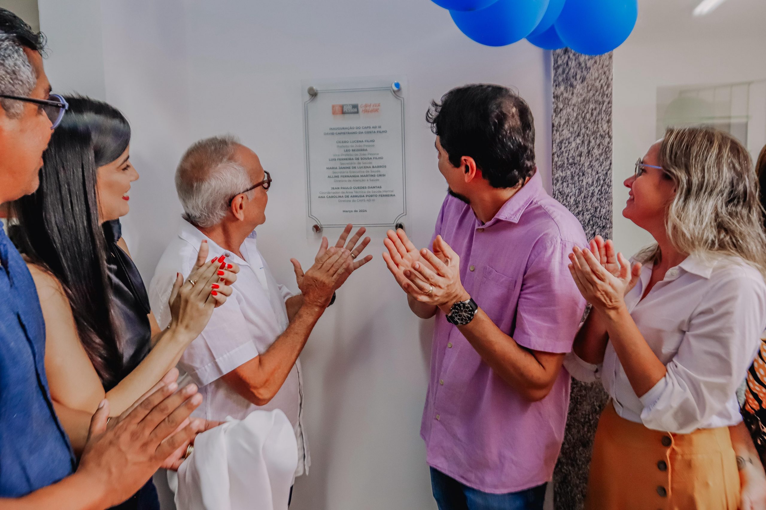 Cícero Lucena entrega novo prédio do Caps AD David Capistrano Filho, com estrutura moderna para ser referência no atendimento de pessoas com transtornos